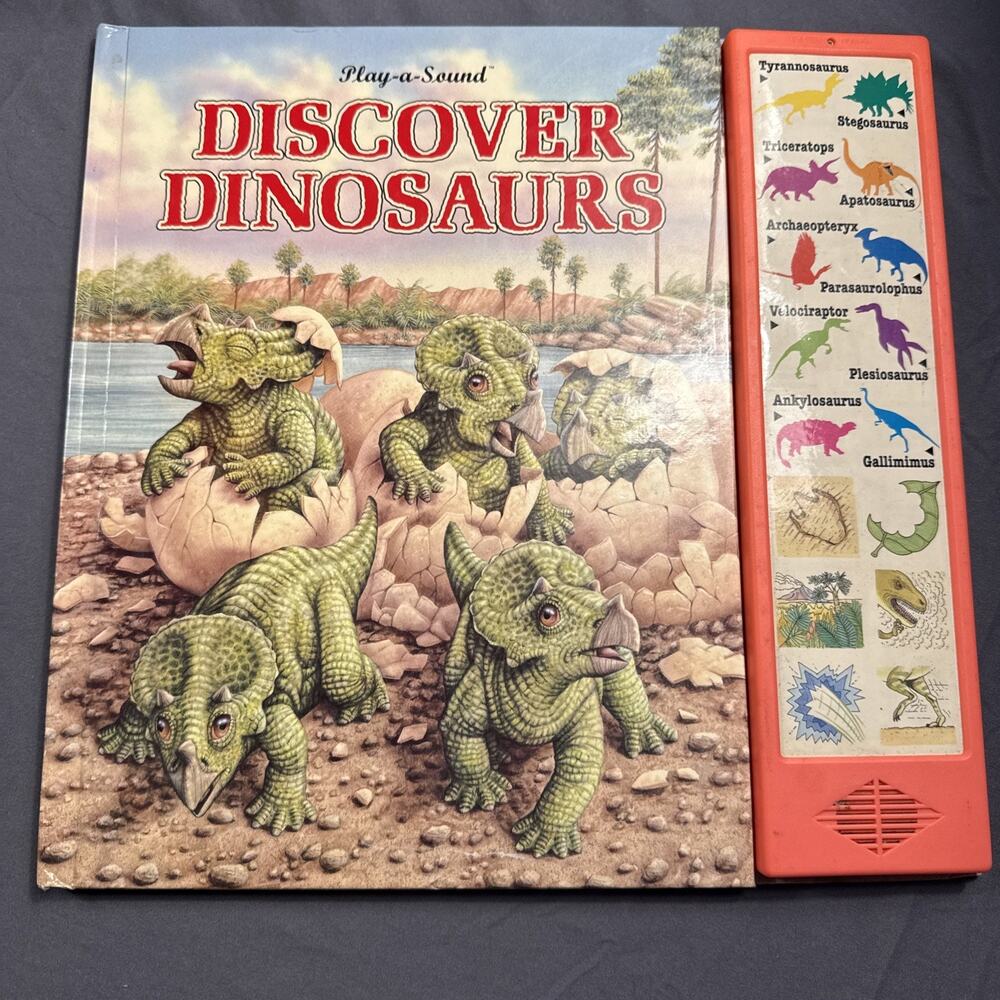 UNTESTED - Discover Dinosaurs, Play-a-Sound
